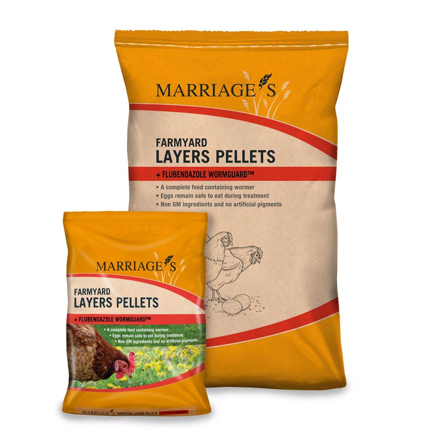 Farmyard Layers Pellets + Flubendazole WormGuard &trade;